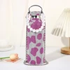 350/500/750/1000ml Luxury Rhinestone Thermos Bottle 2pcs Chain Portable Water Bottle Double Wall Stainless Steel Thermal Flask