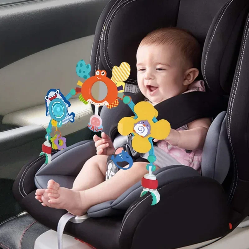Baby Stroller Arch Toy Bouncer Toy Pram Activity Arch Toys Fine Motor Skills Toy Sensory Development Arch Baby Car Seat Bed Toys - 2
