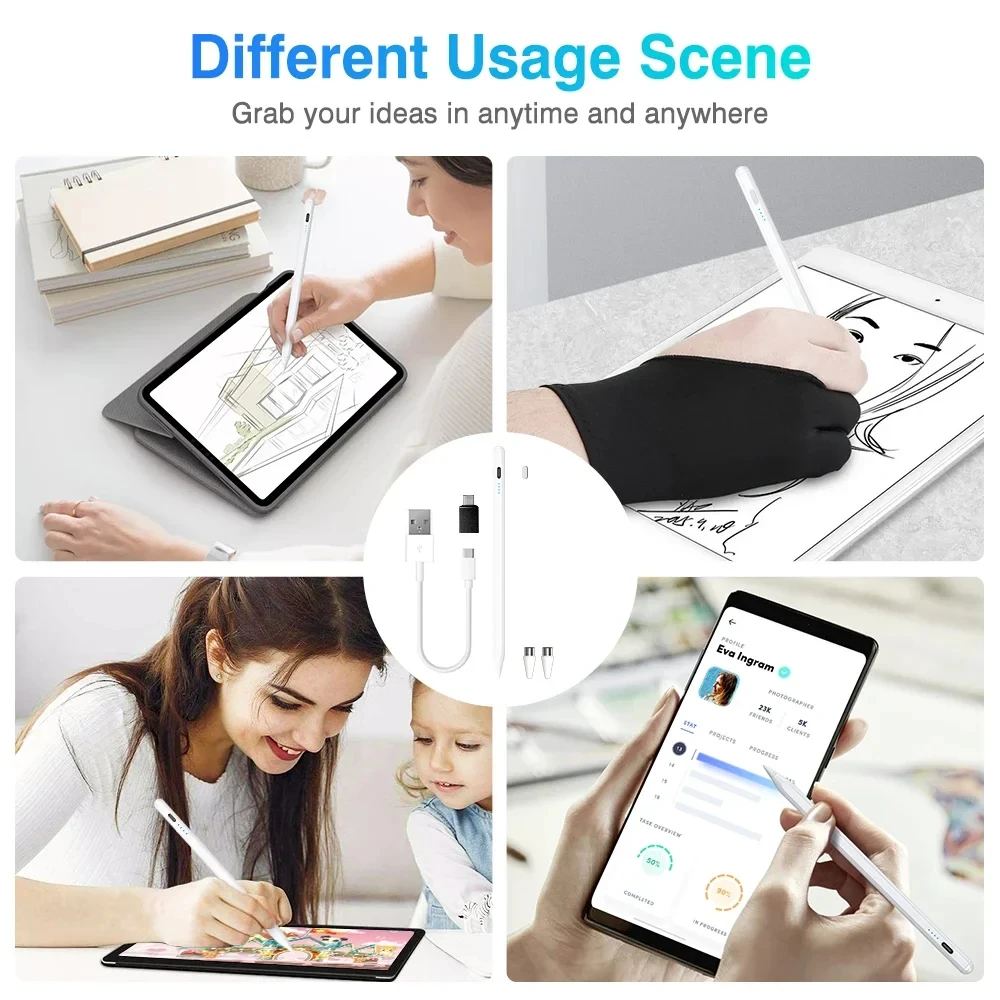 Rechargeable Tilt Sensitivity Stylus Pens - Special Offer: Buy 2, Get 2% Off