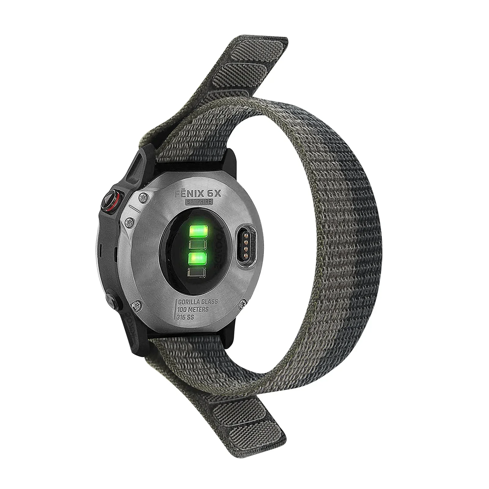 Durable Nylon Watch Band Replacement - 22MM/26MM Strap, Versatile Design
