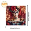 1pc 24 Pages Skull in Makeup Theme Coloring Book Art Craft Creative Expression Ideal Gift for Teens Adults 5