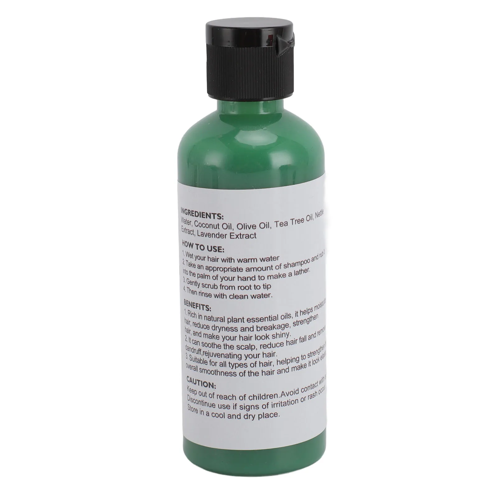 Nettle Herb Shampoo 3pcs 100ml Cleaning Strengthening Hair Root Herb Nourishing Hair Shampoo
