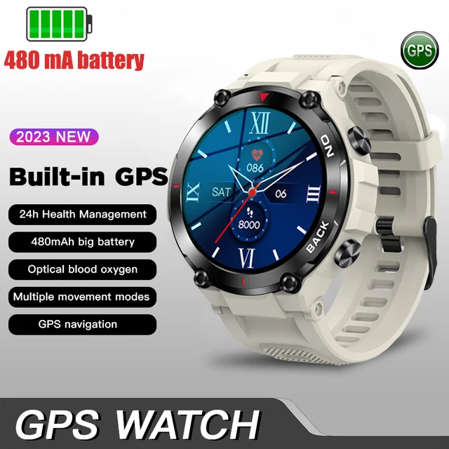LIGE GPS Position Smart Watch Military Outdoor Sports Fitness