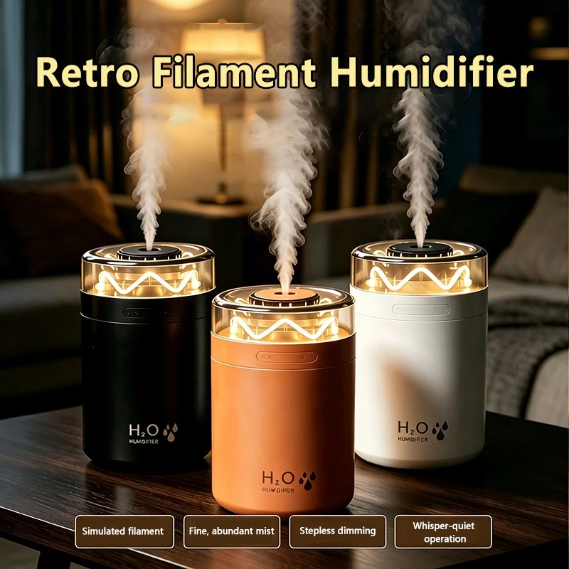 Compact USB Mini Air Humidifier & Essential Oil Diffuser with Colorful LED Lights