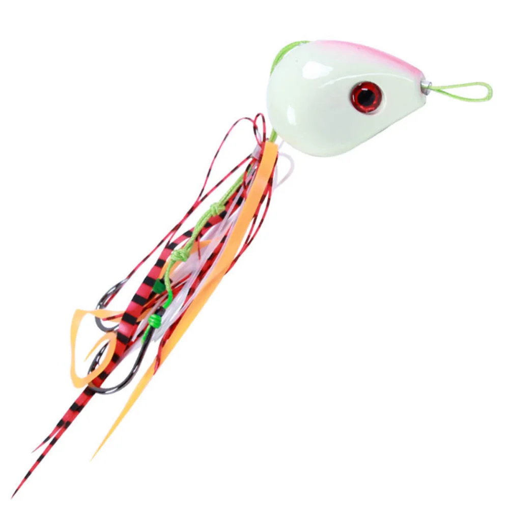 

Multigram Weight Jigs 50g-200g Saltwater Fishing Lures Luminous Slider Slow Jigging Swimbaits With Skirts Wobblers For Bass Pike