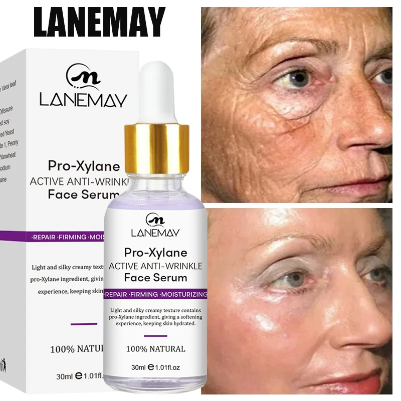 

Deep Wrinkle Remove Serum Lift Firm Fade Fine Lines Essence Anti-aging Brighten Skin Tone Lighten Wrinkles Repair Face Skin Care