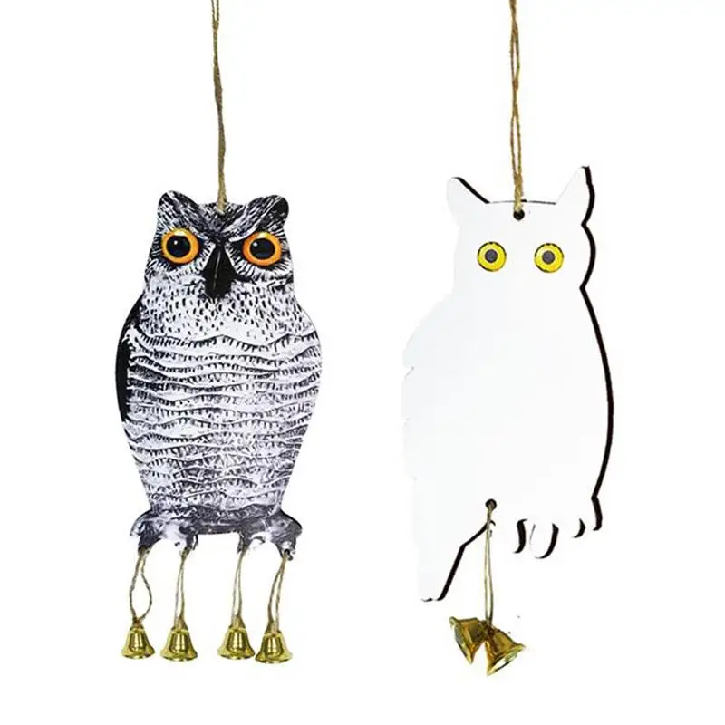 

Bird Reflector Birds Deflector For Outdoor Porch Bird Scare Owl Protect Birds With Owl Print Effect Easy To Suspend For Garden