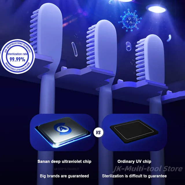 Xiaomi Napenergia Intelligens Fogkefe Tartó Automatikus Sterilizáló Fogkrém Adagoló Fürdőszoba Kiegészítők - Image 2