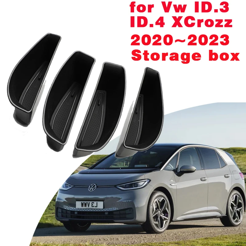 

For Volkswagen Vw ID3 ID4 X Crozz 2020~2023 2022 Central Armrest Secondary Storage Box Organizer Center Console Car Accessories