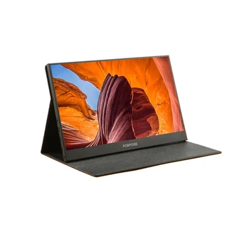 알루미늄 합금 바디 1080P LED IPS 스크린 11.6 인치 휴대용 게임 모니터, 컴퓨터 노트북 pc용 HD 입력