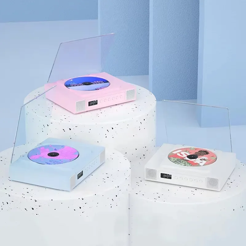 New THINKYA K10 CD Player Protable HiFi CD Player with Speakers Bluetooth 5.1 Album Supports Remote Control Rechargeable