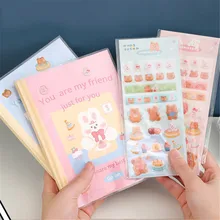 

Cute Notebook Planner Agenda Journal Weekly Notepad Color Pages Diary Korean Stationery Time Management Planner Office Supplies