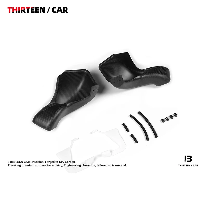 BMW M3 M4 G87 G80 G82용 드라이 카본 파이버 스쿱 무광 에어 인테이크 플레넘 인테리어 데코레이션 시스템 카본 파이버 엔진 후드