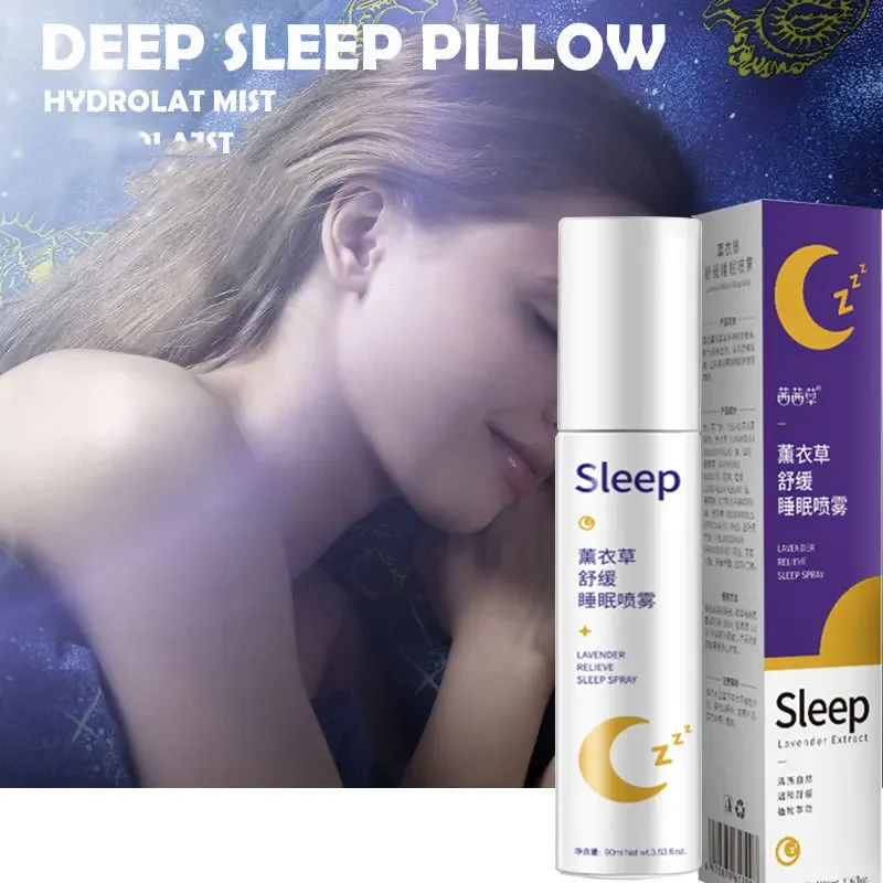 

75 Ml Lavender Pillow Sleep Spray Insomnia Essential Oil Soothe Sleep Deep Sleep Enjoyable