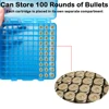 100 Rounds Tactical Bullet Box Pistol Ammo Case for .38 Spec/.38 Super/.38 SW/.32 HR/.357 Caliber Ammo Hunting Gun Accessories 2