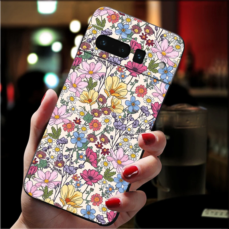 Charming Floral Design Phone Case