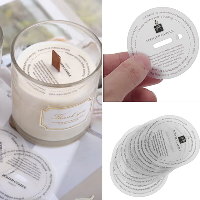 5/10pcs Perfume Candle Stickers Making Supplies Kit Cup Sticker