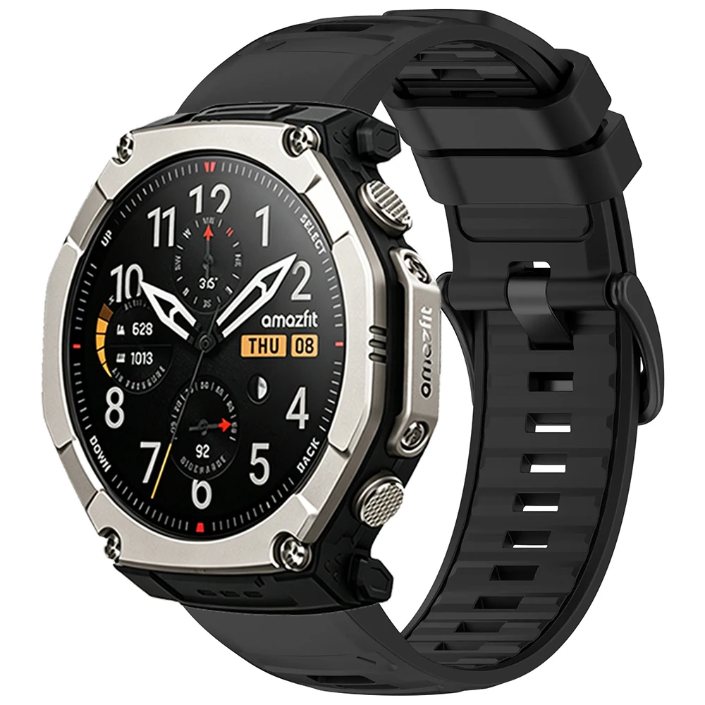 Durable Multi-Size Silicone Outdoor Watch Strap - Quick Fit Design