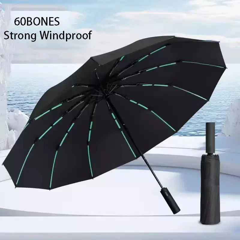 60-Bone Windproof Umbrella 1