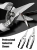 Stainless Steel Scissors Precision Metal Cutting PVC Pipes, Durable, Rust Proof, And Long-Lasting Cutting 1