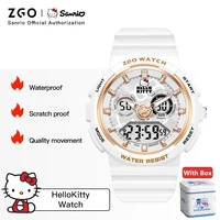 ZGO X Sanrio Hello Kitty Middle and High School Students Girls Electronic Watch Teenage Waterproof Luminous Watches Gift 862 2