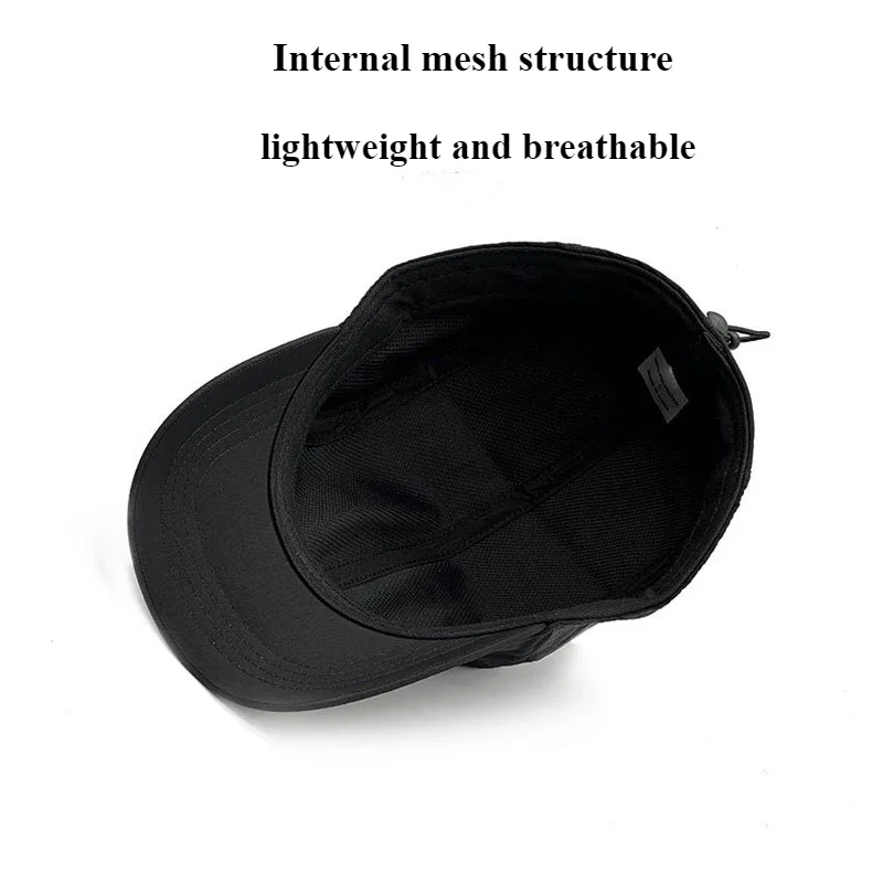 Big Size Light Thin Quick Drying Baseball Caps Male Solid Vintage