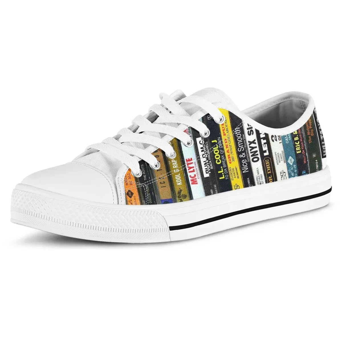 Graffiti Women Low-Top Canvas Shoes Wild Classic Outdoor Casual Shoes Light Soft Sole Breathable Running Shoes