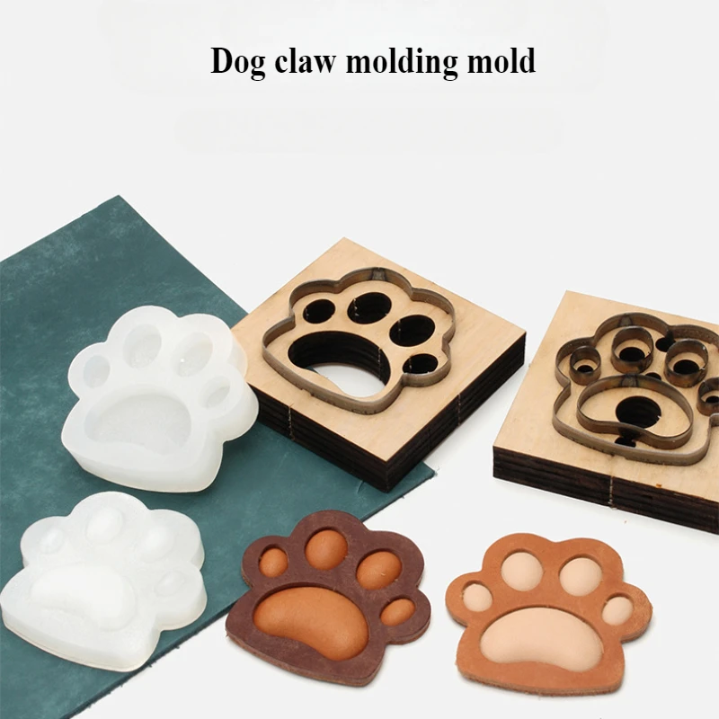 Vegetable Tanned Leather Dog Claw Sizing Mold DIY Craft Tool