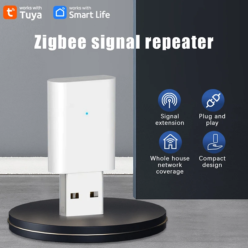 ZigBee USB 신호 리피터 신호 증폭기 익스텐더, 스마트 라이프 지그비 게이트웨이, 스마트 홈 장치 어시스턴트 자동화