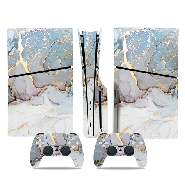 Game controller skin sticker for ps5 slim disc console, 2 controllers skin  sticker for ps5 slim disc game accesorios #0016 - AliExpress