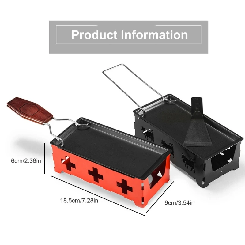 Easy to Use Cheese Barbeclettes Grills Accessory with Anti Adhesive Coating