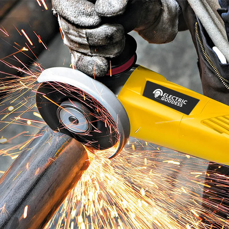 125mm 9000RPM Cordless Yellow Angle Grinder DCG407 Metal Cutter Lithium Battery Drive For 20V DEWALY Battery
