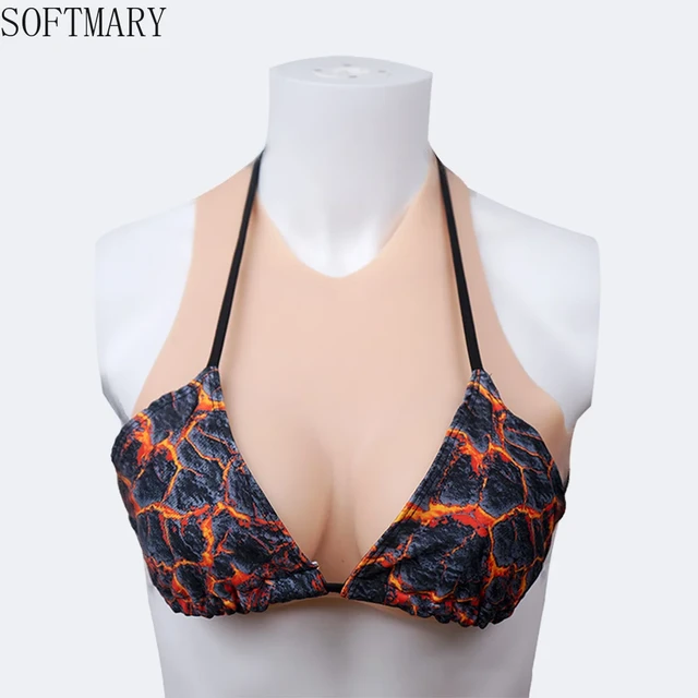 Realistic Artificial Silicone Breastplate Breast Forms