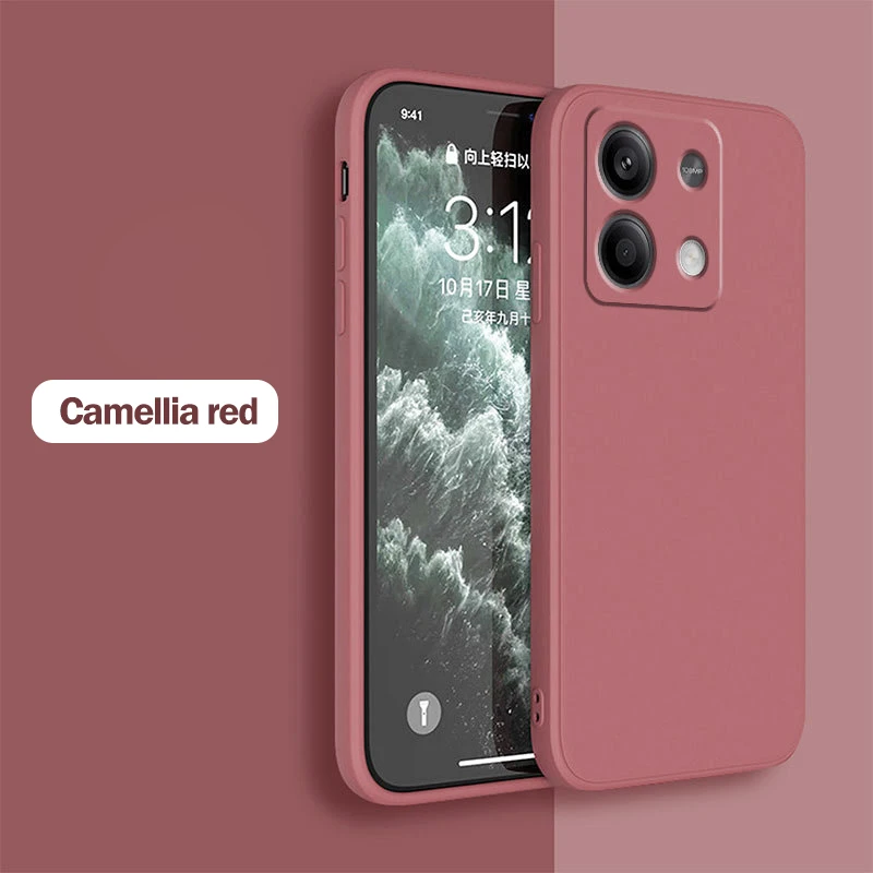 Luxury Liquid Silicone Shockproof Soft Back Cover