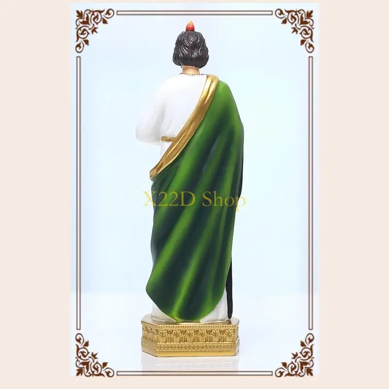 X22D Jude Statue Catholic Christian Hand Painted Holy Religious Figurine