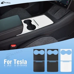 For Tesla Model Y Model 3 2021 2022 2023 Center Console Cover Protector Central Control Wrap Panel Sticker Film Car Accessories