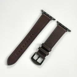 Men's High-Quality Leather Watch Strap for 42 44 45 46 49mm (DBrB)
