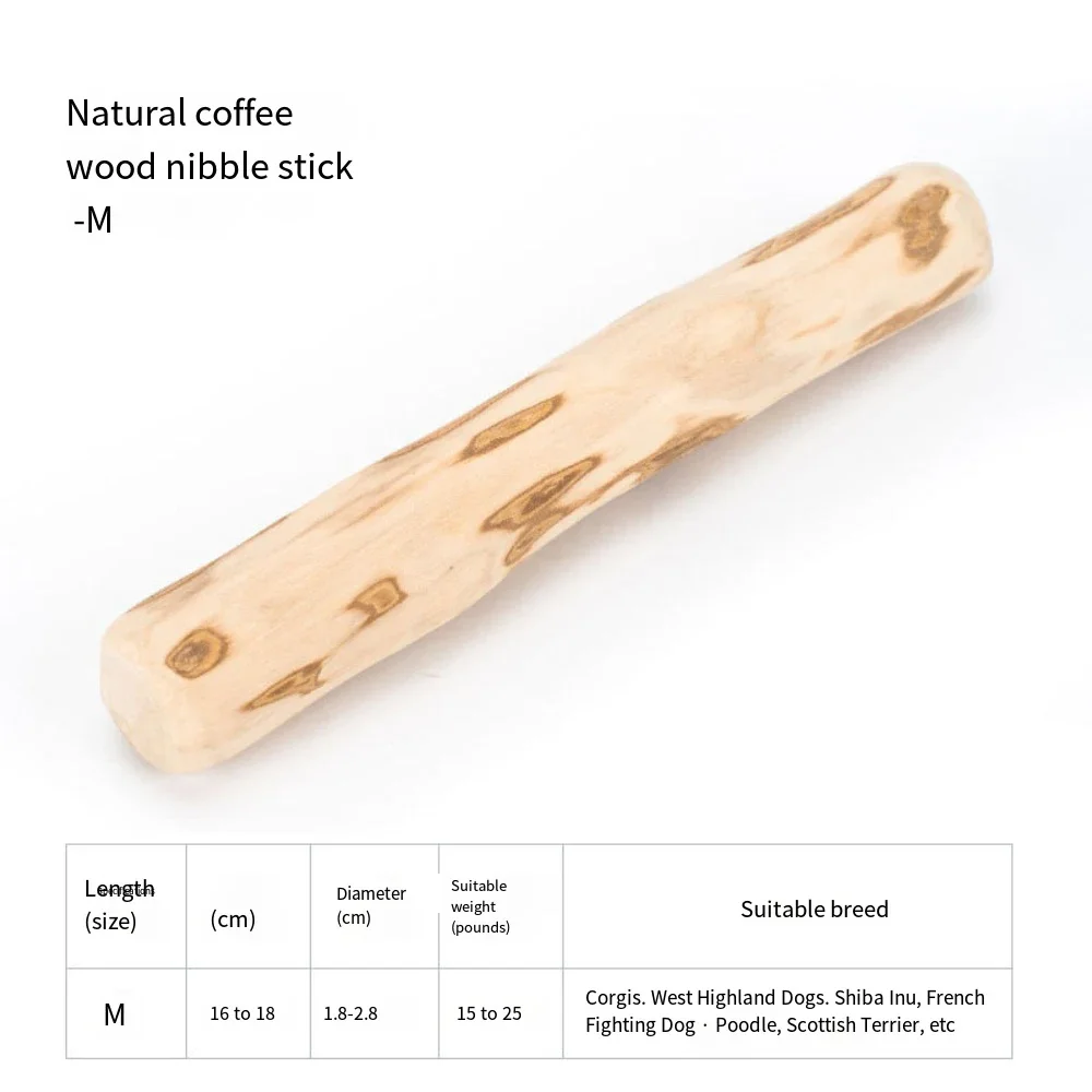 FZCSPEED Coffee Wooden Dog Chew Toy, Dog Wooden Chew Stick, for Tooth Pressure Relief, Pet Toys 6