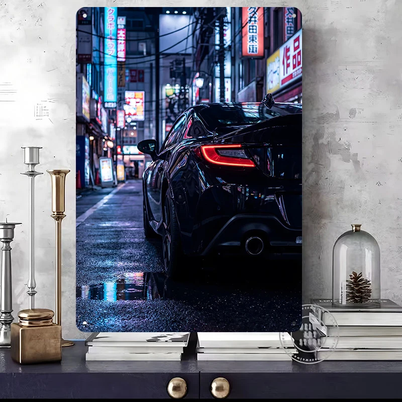 2000GT GT86 수프라 캠리 자동차 포스터 3D 질감 빈티지 금속 틴 사인 개인 맞춤형 레트로 벽 장식 (남자방, 방, 집 꾸미기용)