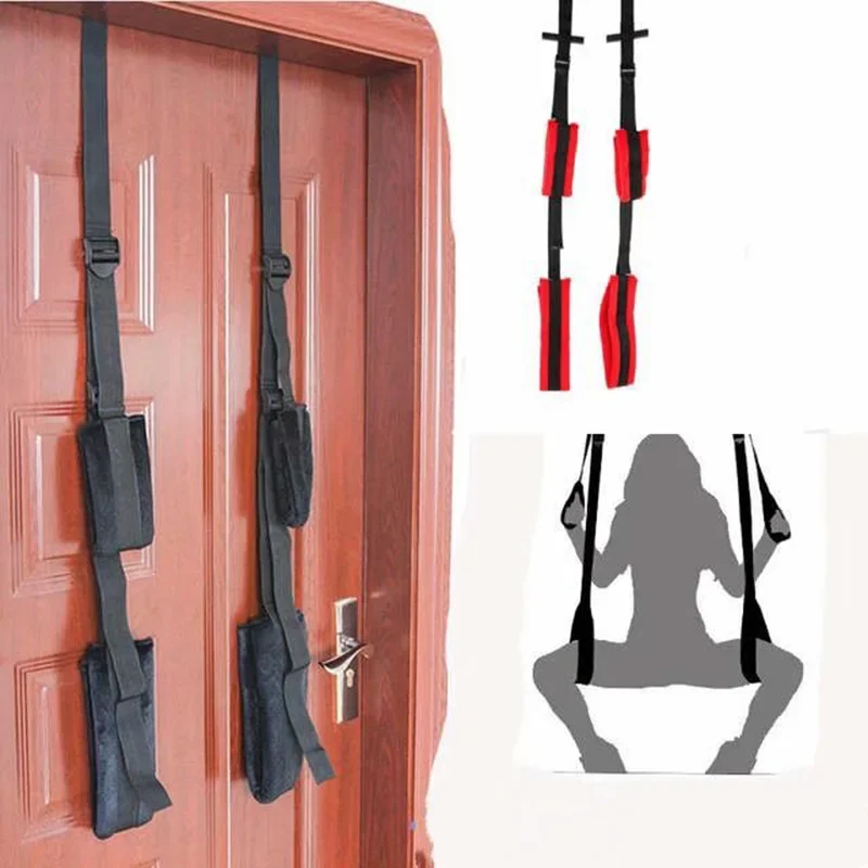 Thickened foam Sex Swing Adult BDSM Game Fetish sex Bondage soft material Swing on the door for women Couple Flirting Supplies