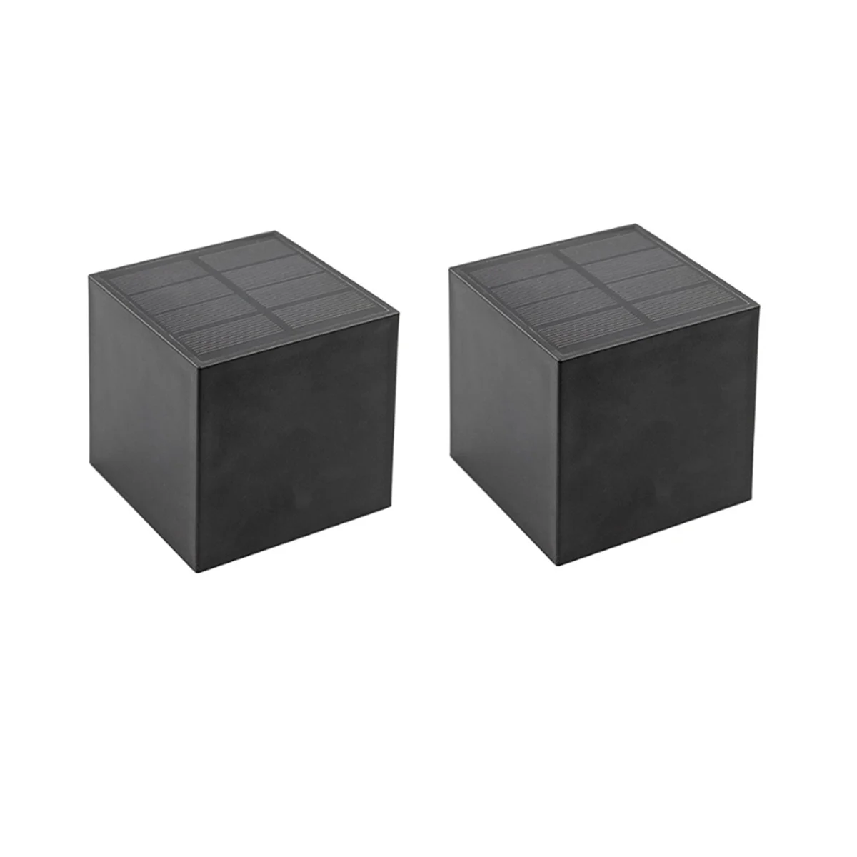 

2Pcs Solar Light-Outdoor Garden Square Wall Lamp Sunlight Sensor Waterproof Courtyard Yard Balcony Fence Decoration Lamp