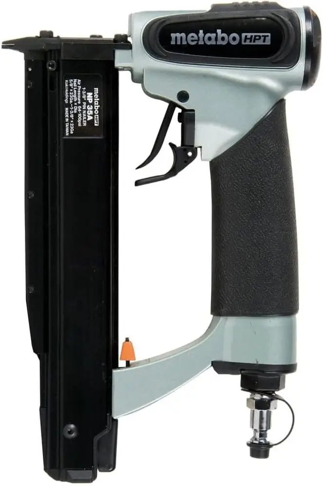 

Metabo HPT Pin Nailer Kit | Pro Preferred Brand of Pneumatic Nailers | 23 Gauge | Accept 5/8-Inch to 1-3/8-Inch Pin Nails