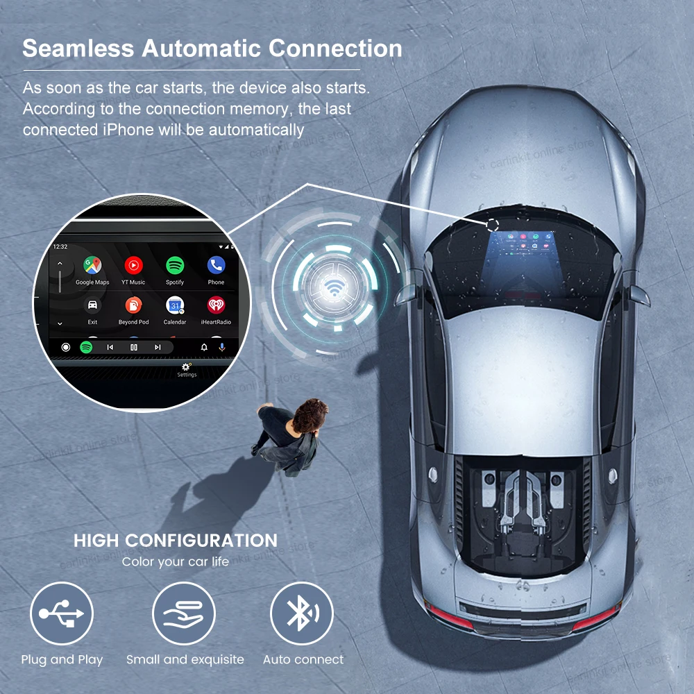 Carlinkit  Carplay ȵ̵ ڵ  BMW ƿ ޸  ٰ  Ÿ   ڵ ׼