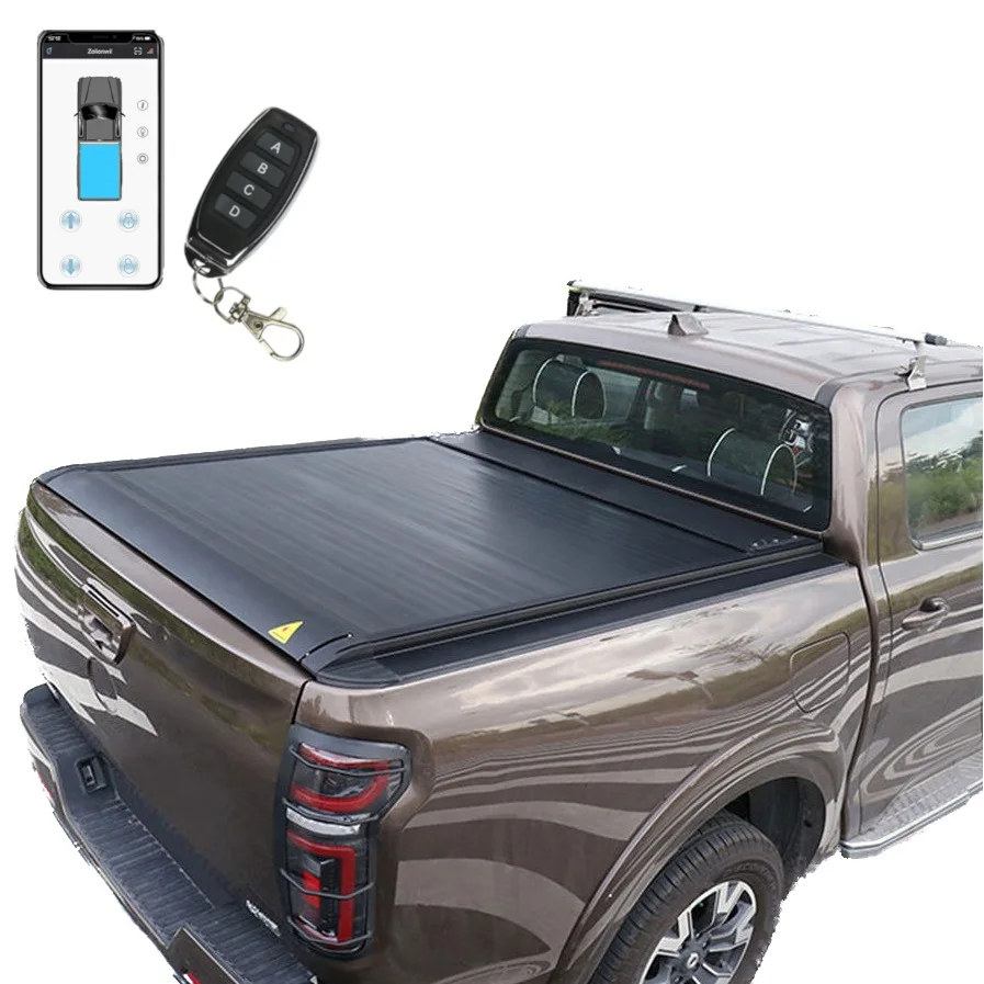 

Great Wall GWM POER Rear Compartment Lid Refitting Thickened Electric Aluminum Pickup Back Cover Rolling Curtain Push Pull Cover