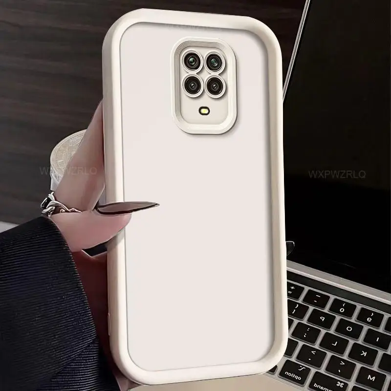 Matte Silicone Shock-Absorbing Phone Case with Soft Back Cover