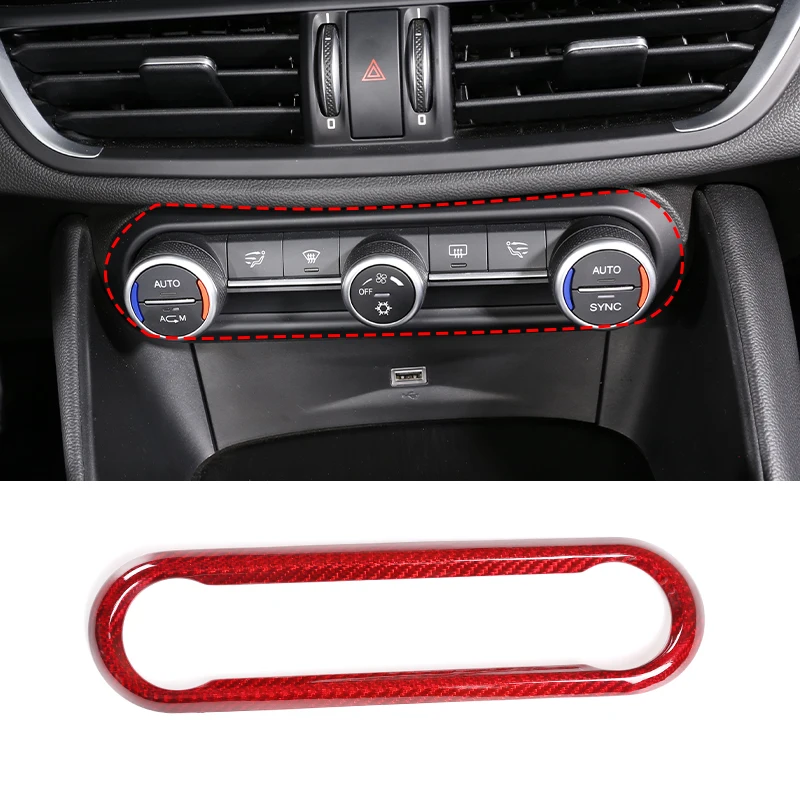 Rivestimento Pannello Condizionatore Per Alfa Romeo Stelvio/Giulia - Decorazione Interni Auto 2016-2018 - Foto 14