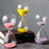 30/60 Minutes Nordic Handmade Glass Hourglass Water Droplet Sandglass Do Homework Timer Creative Sand Clock Home Decoration Gift 6