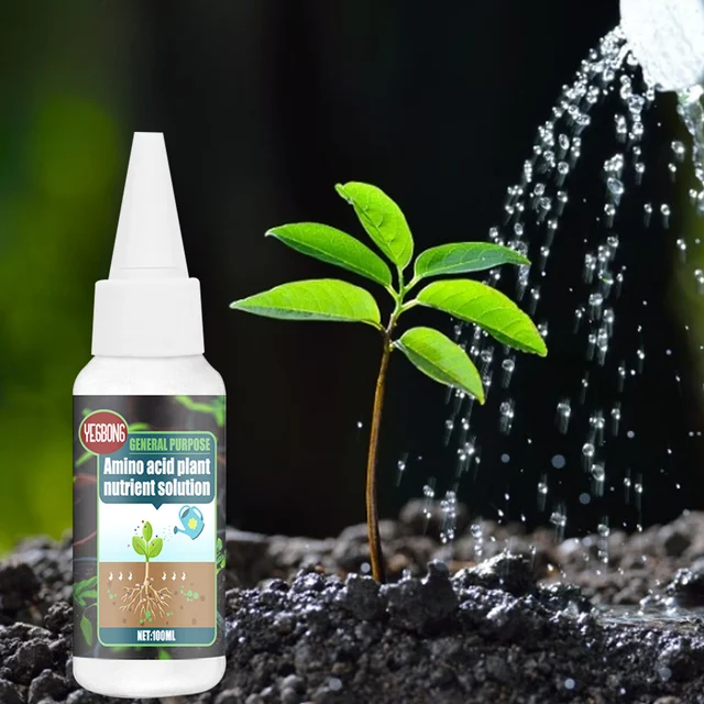 30/100 Ml Aminosav Növényi Tápanyag -Oldat Erősen Koncentrált Gyökérgyökér Gyors Virág Palánták - Image 3