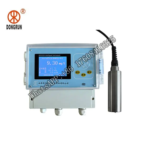 

FDO-99 0~20mg/L Industrial Waste Water Digital Online Polarographic Farming DO Dissolved Oxygen analyzer Meter with 4-20mA