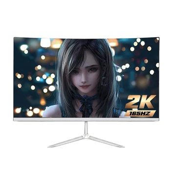 커브드 디스플레이, 27 인치 VA HD 화면, 2K 2560 × 1440, 144Hz, 165Hz, HDMI, DP
